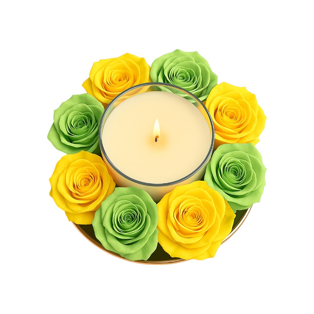 AMMA-by-ANNASA-Reflection-Bright-Yellow-Veramant.jpg AMMA by ANNASA Reflection Bright Yellow & Veramant - Image 1